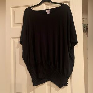 Chico's Black Relaxed Fit Blouse